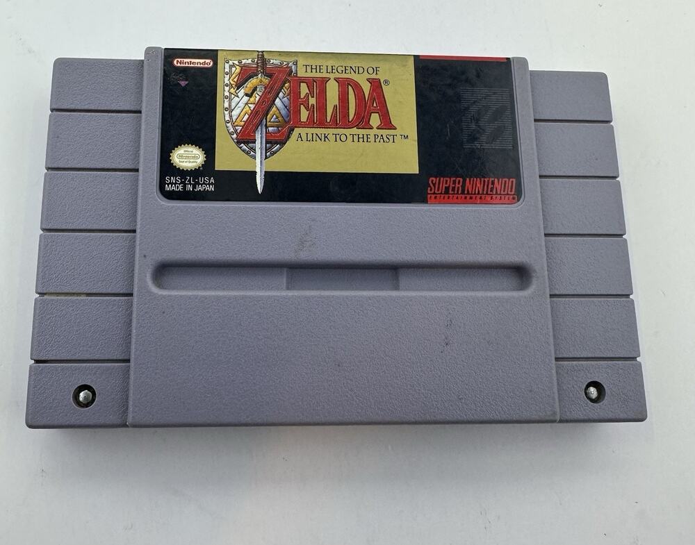 Super Nintendo The Legend of Zelda A Link to the Past SNES Retro Vintage Gaming